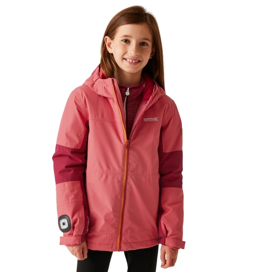 Regatta Childrens/Kids Beamz IV Waterproof Jacket (Mineral Red/Rumba Red)