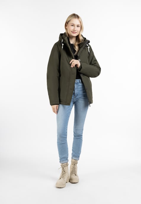ICEBOUND Winter jacket women dark olive - Image 2