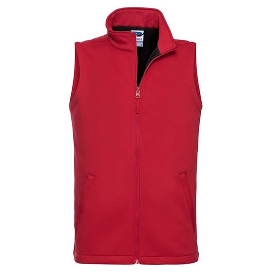 Russell Mens Smart Softshell Gilet (Classic Red) - Image 1