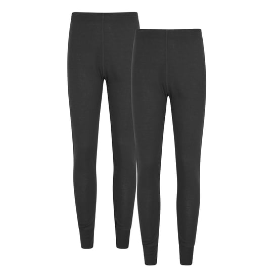 Mountain Warehouse Womens/Ladies Talus Thermal Base Layer Leggings (Pack of 2) (Black) - Image 2