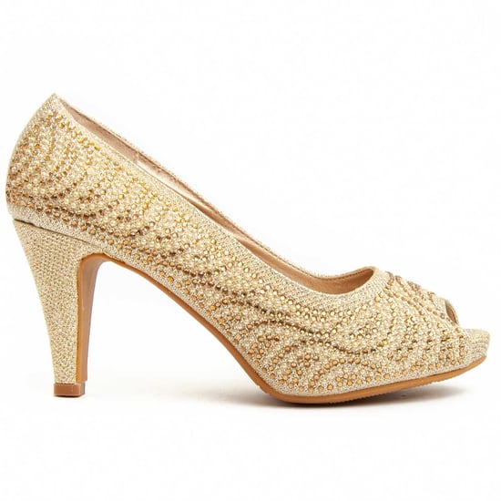 Zapato de tacón Montevita Unne74 en dorado - Image 2