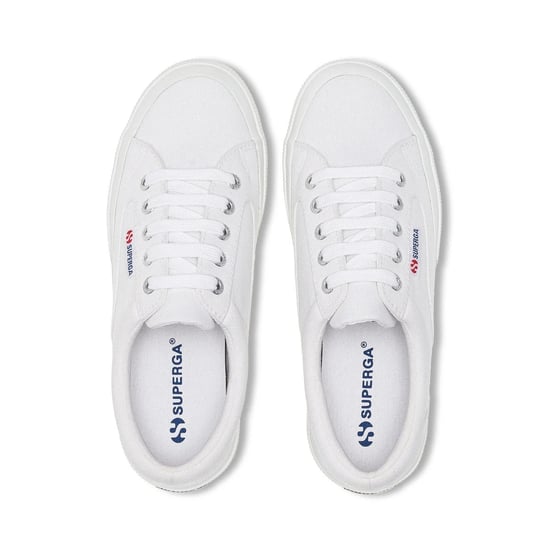 Superga Unisex Adult 2750 Blocks Trainers (White)