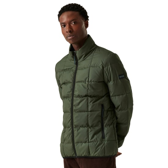 Regatta Mens Wilnor Padded Jacket (Dark Khaki) - Image 3