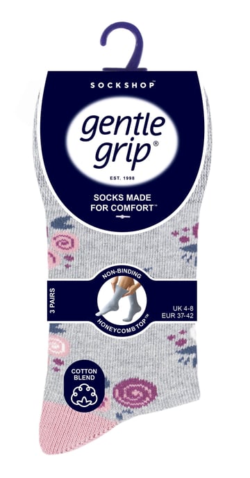 Gentle Grip - Calcetines no elásticos Gentle Grip 6 pares - SOLRH216 - Image 2