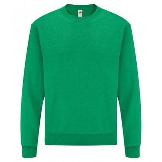 Fruit Of The Loom Mens Classic Drop Shoulder Sweatshirt (Heather Green) - Image 1