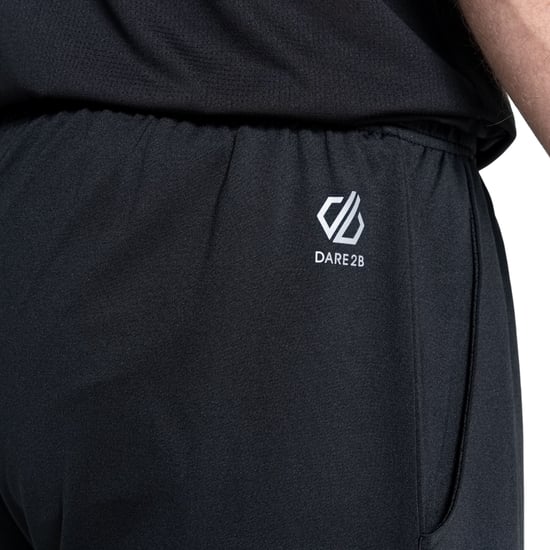 Dare 2B Mens Sprinted Drawstring Shorts (Black)