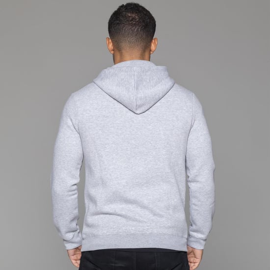 MYT New Mens Fleece Zip Up Sudadera con capucha Gris - Image 2