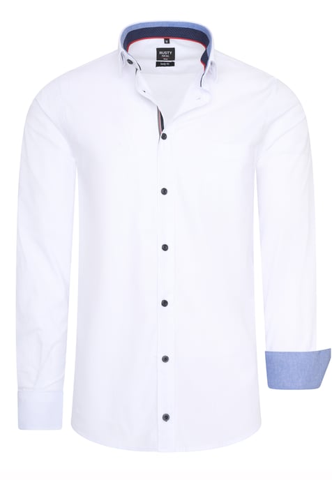 Rusty Neal Overhemd Regular Fit Blanco - Image 1