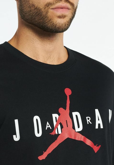 Camiseta Nike Air Jordan para hombre en negro - Image 3
