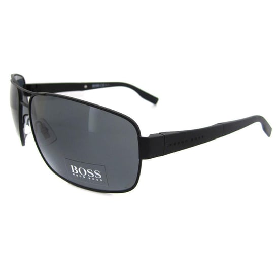 Gafas de sol Boss 0521 003 Ah Negro Mate Gris Polarizadas - Image 2