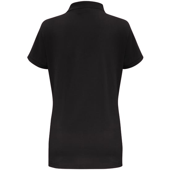 Asquith & Fox Womens/Ladies Short Sleeve Contrast Polo Shirt (Black/ Orange) - Image 1