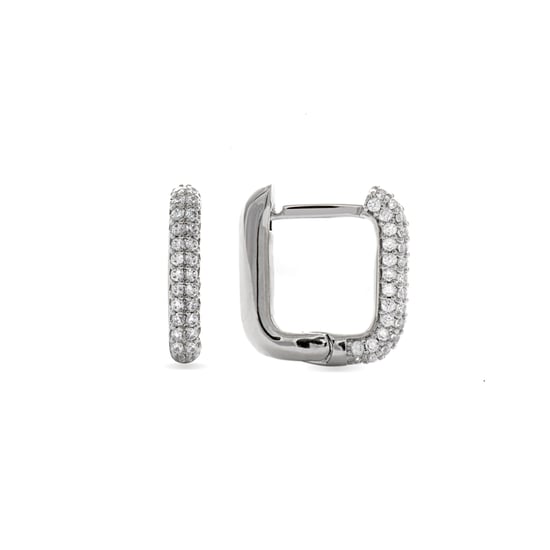 Pendientes Luxenter Ashed acabados en rodio - Image 1