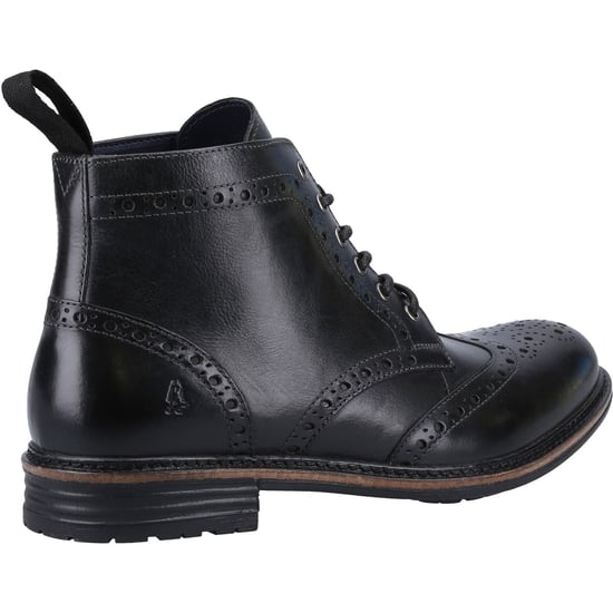 Hush Puppies Joshua Leather Men's Black Boots - Image 2