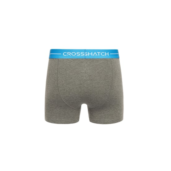 Crosshatch Mens Astral Boxer Shorts (Pack of 12) (Charcoal Marl) - Image 2