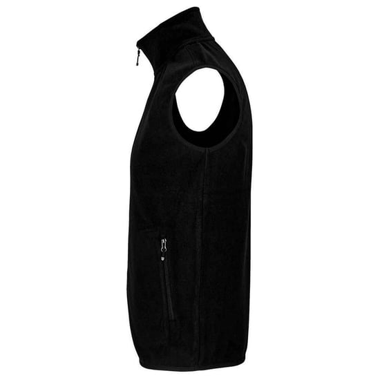 SOLS Unisex Adult Factor Microfleece Recycled Body Warmer (Black) - Image 3