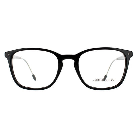 Gafas de Montura Rectangulares para Hombre en Negro de Giorgio Armani - Image 1