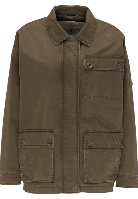 Dreimaster light jacket women Military olive - Image 1