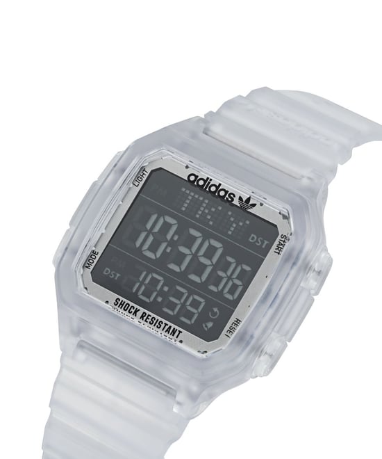 Adidas Originals Originals Street Digital One Gmt Unisex's Transparent Watch AOST22049 - Image 2