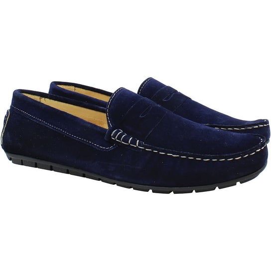 John White Monte zapatos azul marino para hombre - Image 1