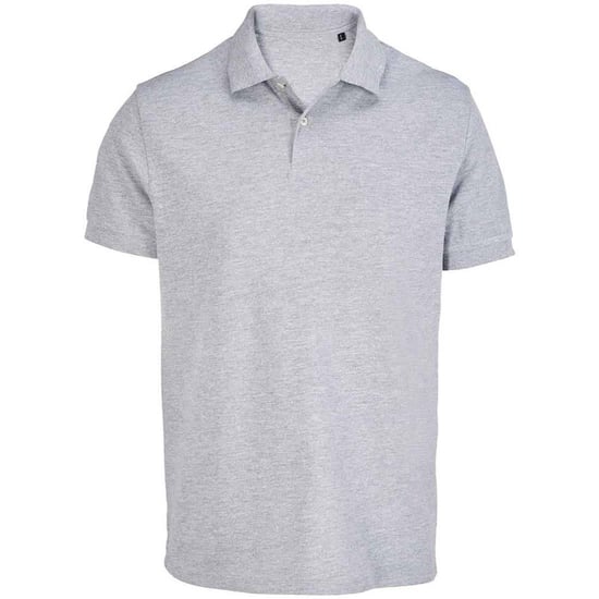 SOLS Unisex Adult Pacific Marl Piqué Polo Shirt (Grey Marl) - Image 1