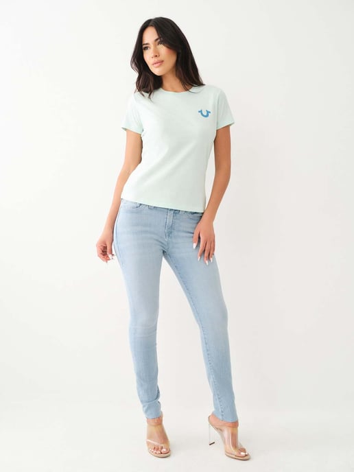 Buddha Puff Tee in Glacier