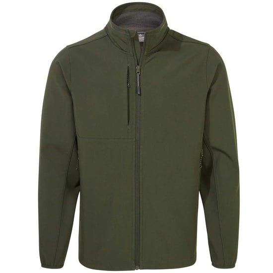 Craghoppers Mens Expert Basecamp Soft Shell Jacket (Dark Cedar Green) - Image 1