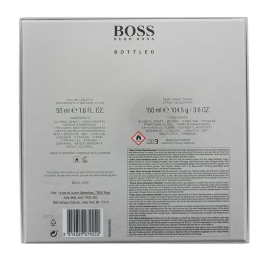 Hugo Boss Boss Bottled Eau de Toilette 50ml & Deodorant Spray 150ml Gift Set