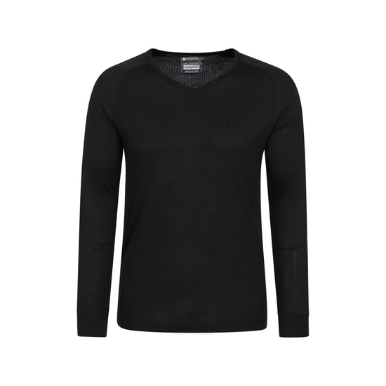 Mountain Warehouse Mens Talus V Neck Thermal Top (Black) - Image 1