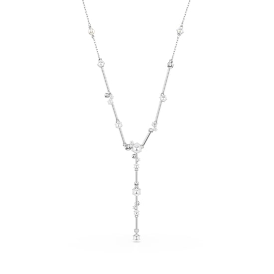 Swarovski 'Constella Bars' Women's Base Metal Necklace - Silver 5711830 - Image 4