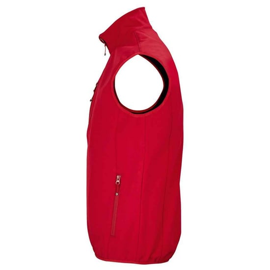 SOLS Mens Falcon Softshell Recycled Body Warmer (Pepper Red) - Image 2
