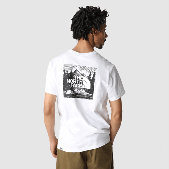 The North Face Men’s Short Sleeve Redbox Celebration T-Shirt, TNF White - Image 4