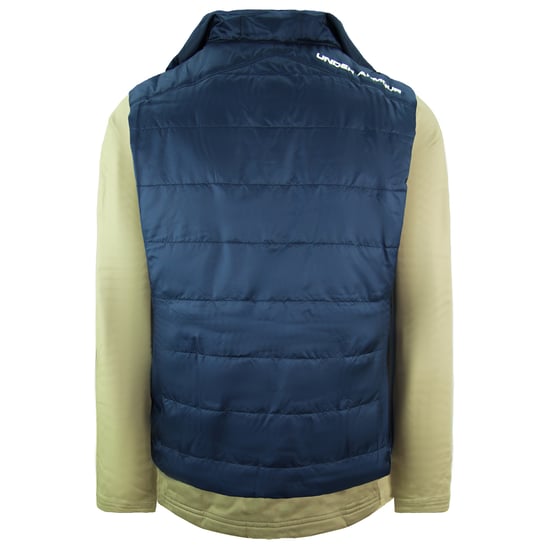 Under Armour Accelerate Transport Hooded Jacket Brown Navy Mens Coat 1318010 299