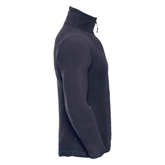 Russell Mens Quarter Zip Outdoor Fleece Top (French Navy) - Image 3