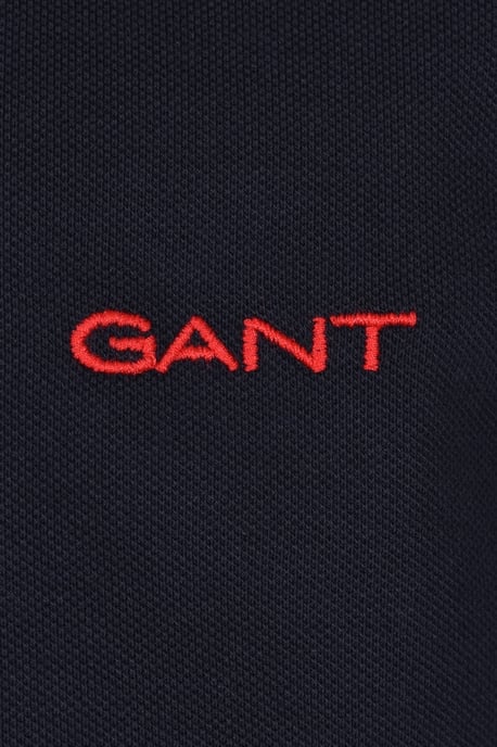 Gant Regular Fit Contrast Pique Rugger Polo Azul - Image 3