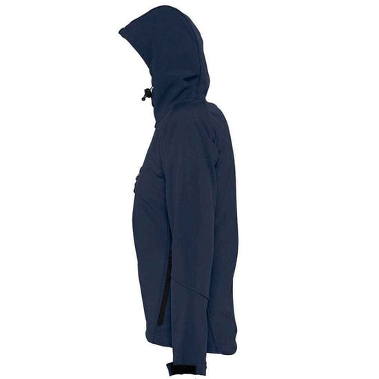SOLS Womens/Ladies Replay Soft Shell Jacket (French Navy) - Image 3