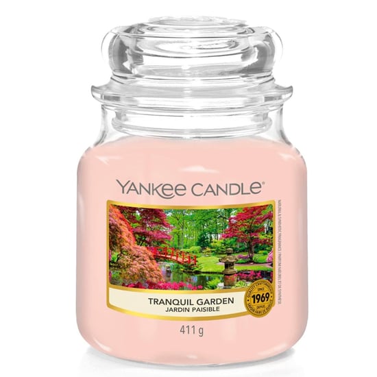 Yankee Candle Original Medium Jar Scented Candle Tranquil Garden, 411g - Image 1