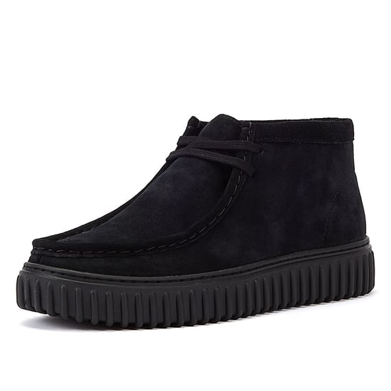 Clarks Originals Torhill Hi Suede Men's Black Boots - Image 3