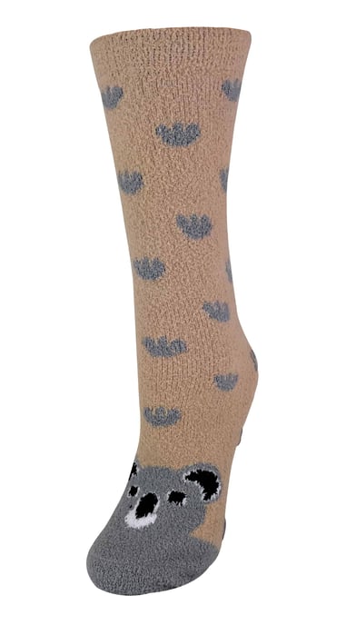 Calcetines antideslizantes para mujer con diseño de animales - Image 1