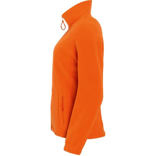 SOLS Womens/Ladies North Full Zip Fleece Jacket (Orange) - Image 3
