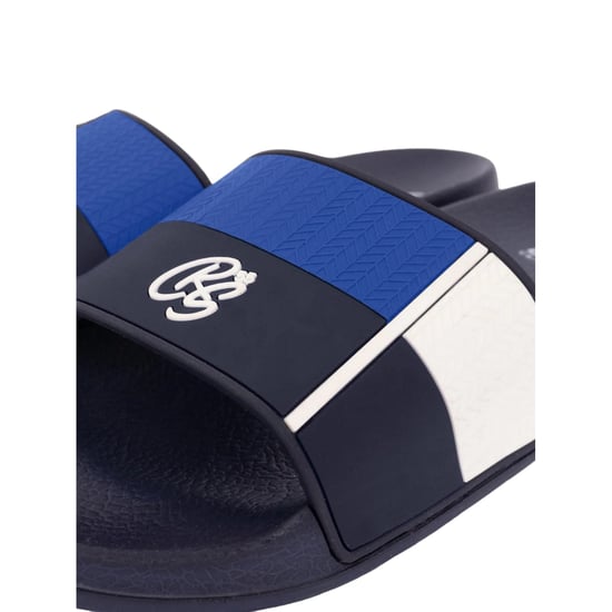 Crosshatch Mens Rentrays Sliders (Navy/Blue) - Image 3