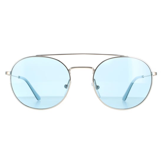 Gafas de sol Calvin Klein CK18116S 046 Nickel fixed azul claro - Image 1