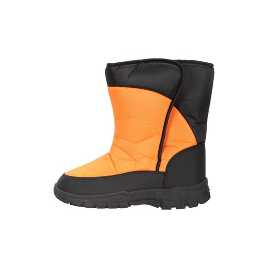 Mountain Warehouse Childrens/Kids Caribou Adaptive Striped Snow Boots (Orange) - Image 3