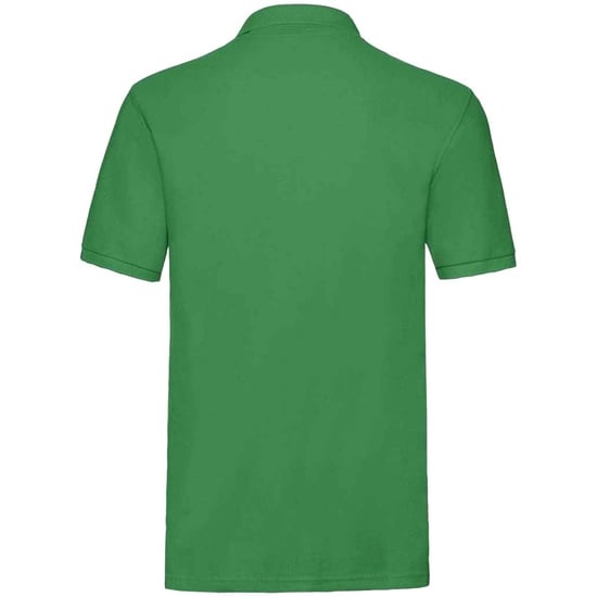 Fruit of the Loom Mens Premium Cotton Pique Polo Shirt (Kelly Green) - Image 2