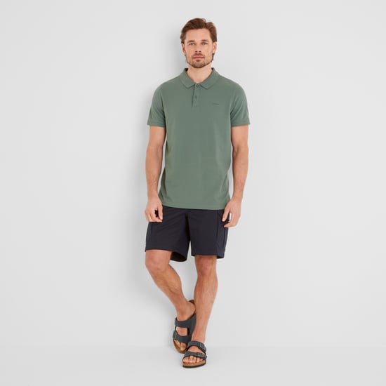 Saul Mens Polo Shirt - Light Forest