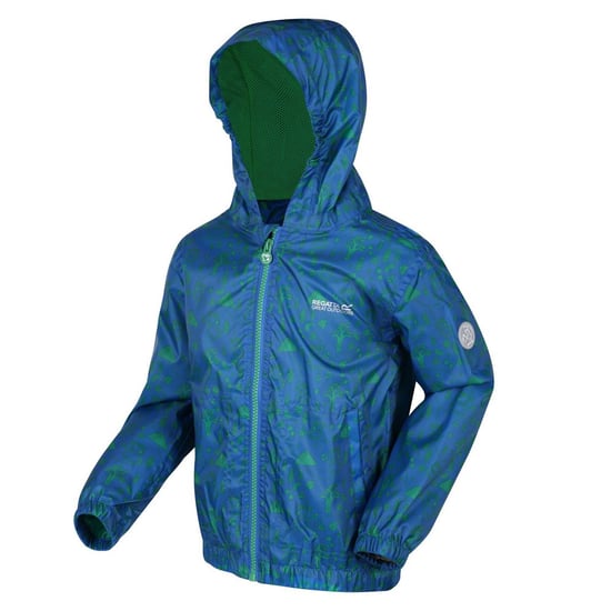 Regatta Childrens/Kids Muddy Puddle Peppa Pig Hooded Waterproof Jacket (Oxford Blue) - Image 3