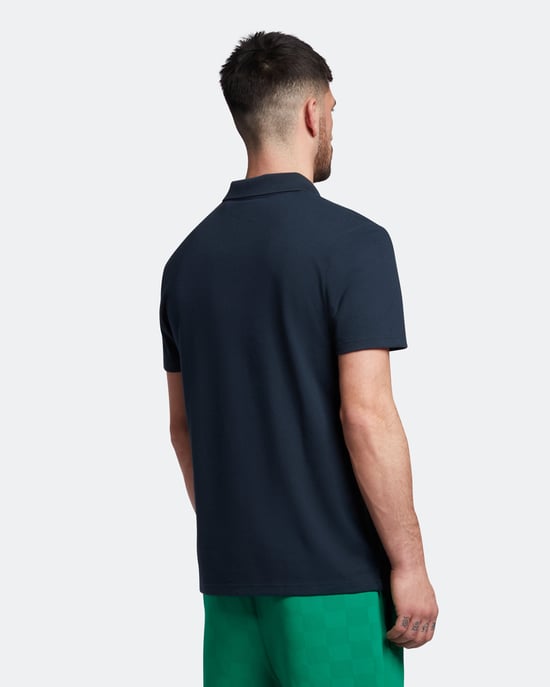 Lyle & Scott Sports Short Sleeve Polo Shirt in Navy - Image 3
