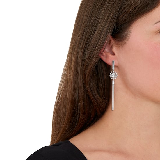 Amor earring for ladies, 925 Sterling silver, zirconia synth.