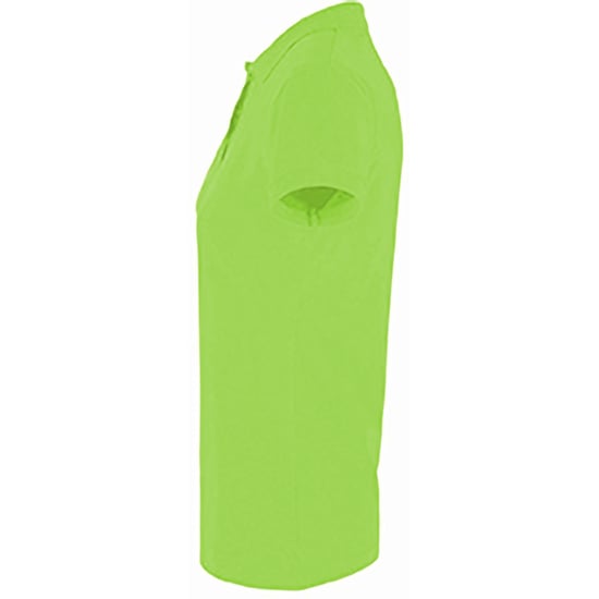 SOLS Womens/Ladies Perfect Pique Short Sleeve Polo Shirt (Apple Green) - Image 3