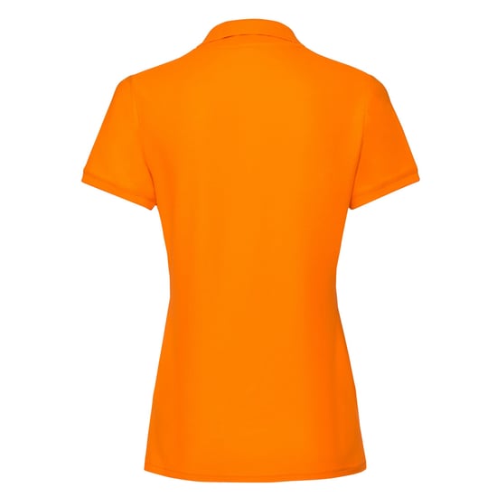 Fruit of the Loom Womens/Ladies Premium Polo Shirt (Orange) - Image 2