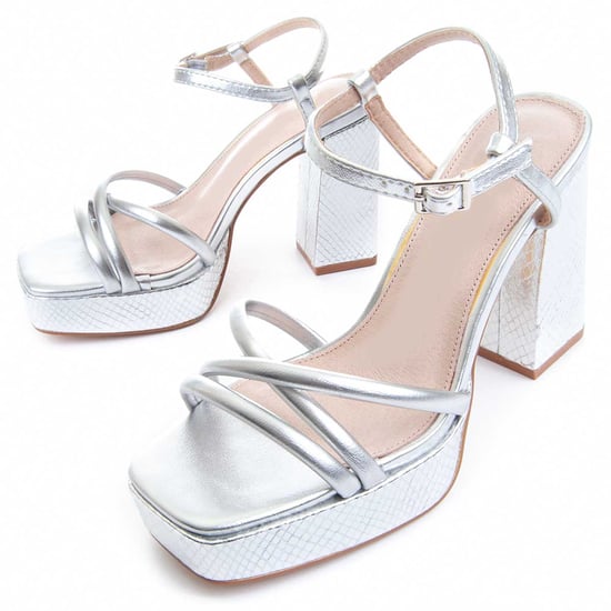 Montevita Heel Sandal Festsand10 In Silver